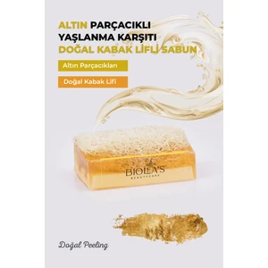 Biolea’s Doğal Kabak Lifli Altın Parçacıklı  Sabun 110 gr