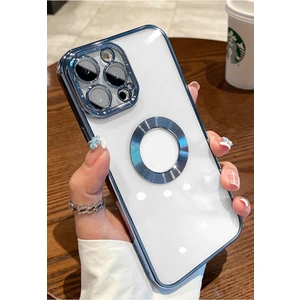 iPhone 11 Kılıf Köşeleri Renkli Şeffaf Kamera Korumalı Silikon Luxury Kapak