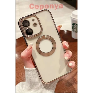 iPhone 11 Kılıf Köşeleri Renkli Şeffaf Kamera Korumalı Silikon Luxury Kapak