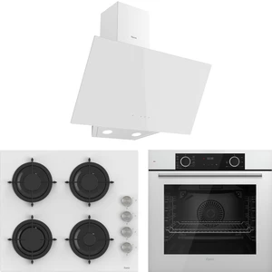 Ultra Fryart Cs Serisi Beyaz Ankastre Cam Set (D078 + CS206 + XE63CB)