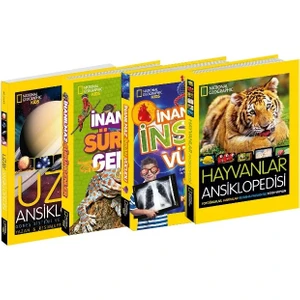 National Geographic Kids Ansiklopedi Seti - 4 Kitap