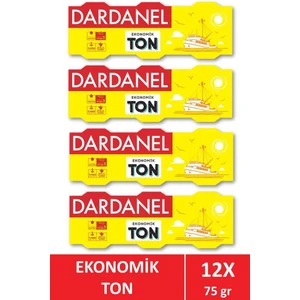Ekonomik Bitkisel Yağlı Ton Balığı 12 x 75 gr