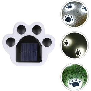 Güneş Enerjili Solar Şarjlı Pati Şeklinde Işıldak Dekorasyon Bahçe Peyzaj Aydınlatma