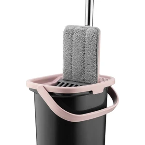 Sillgech Compact Tablet Mop Temizlik Paspas Seti Siyah-Pembe