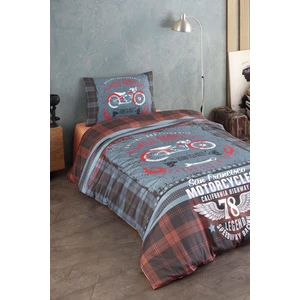 Laura Home %100 Pamuk Saten Genç Nevresim Takımı - Motorcycle