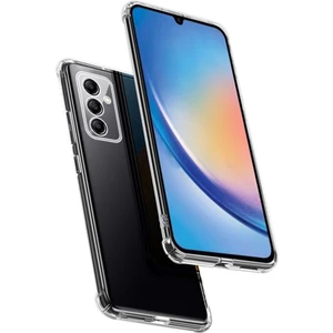Case World Caseworld Samsung Galaxy A34 Kapak Kamera Korumalı Airbag Antishock Köşe Korumalı Şeffaf Silikon Kılıf