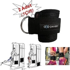 D Ring Fitness Ayak Bileği Ağırlık Çalışma Kemeri Cable Kick-Back