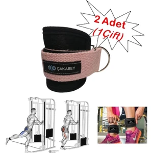 Ankle Straps Fitness Ayak Bileği Ağırlık Çalışma Kemeri Cable Kickback Bilek Aparatı Sağ/sol Takım Haki Renk 100 kg çekme kuvveti