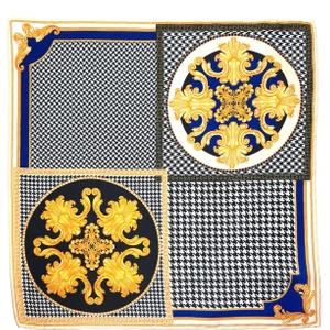Çok Renkli Motif Desen Erkek Cep Mendili SPS581-78