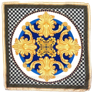 Çok Renkli Motif Desen Erkek Cep Mendili SPS591-69