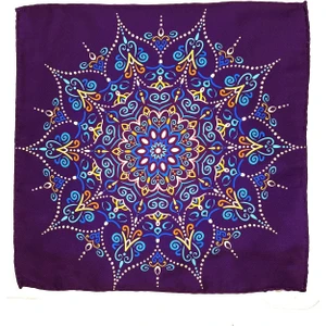 Kravatkolik Mor Motif Desen Erkek Cep Mendili SPS576-83