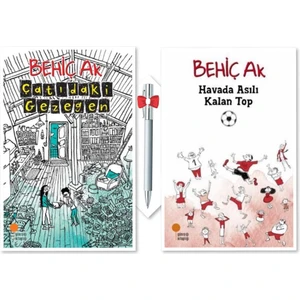 Çatıdaki Gezegen - Havada Asılı Kalan Top - Behiç Ak 2 Kitap - Caprice B112 Kalem  - Behiç Ak