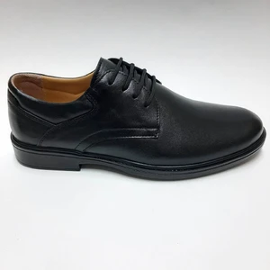 Hakiki Deri Oxford Model Yazlık Siyah Bağcıklı Erkek Ayakkabı C-84263