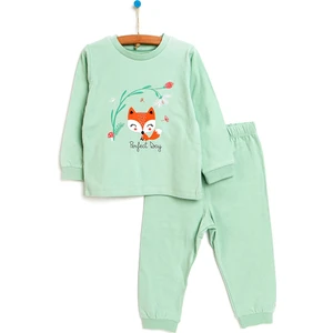 HelloBaby Basic Kız Bebek Pijama Takımı