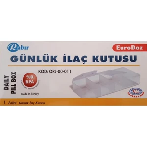 Günlük  Ilaç Kutusu X10 Adet