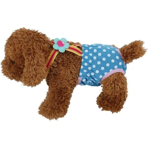 6 Boyutları Dişi Köpek Bezi, Hayvan Dişi Köpek Bezi Fizyolojik Sıhhi Regl Askı Iç Çamaşırı Pantolon (Xs) (Yurt Dışından)