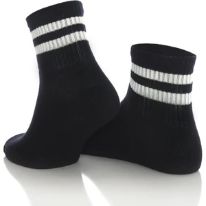 Trendcorap Unisex 2 Çift Çizgi Desenli Tenis Kolej Çorap