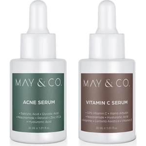 May & Co Akne Karşıtı, Cilt Tonu Eşitleyici ve Aydınlatıcı Bakım Seti