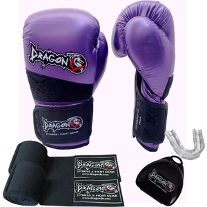 Dragon Do Dragondo Attack 6 Boks Eldiveni 3,5 Metre Boks Bandajı ve Dişlik Set Boks Seti