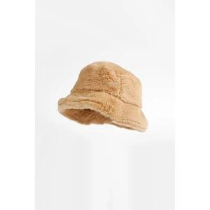 Vizon Kürk Şapka - Peluş Bucket
