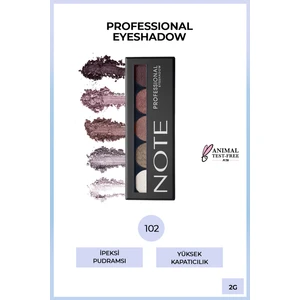 Professional Eyeshadow Mat Ve Işıltılı Toz Göz Far Paleti - 102 Purple Dream