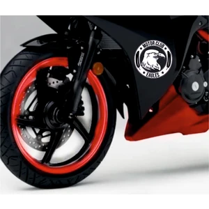 Motor Club  Kask Motor Baskes Sticker