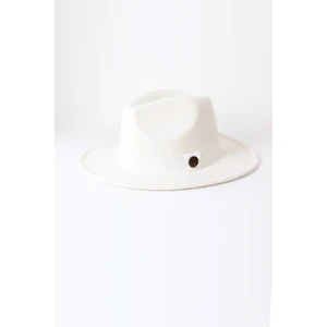 Beyaz Fötr Şapka - Panama Şapka