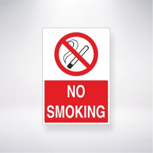 Reysa Tasarım No Smoking 21X30 cm Yapışkanlı Levha