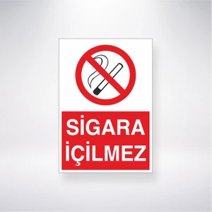 Reysa Tasarım Sigara Içilmez 21X30 cm Yapışkanlı Levha