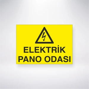 Reysa Tasarım Elektrik Pano Odası 21X30 cm Yapışkanlı Levha