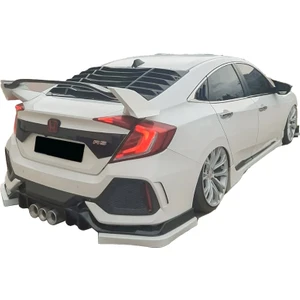 Honda Civic Fc5 6 Parça Arka Flap (Plastik)