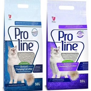 Proline-Kedi Kumu-Kokusuz + Lavanta Kokulu- 10 Lt  x 2 Adet