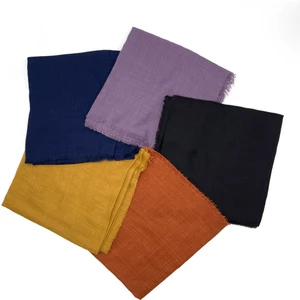Naz İpek Flamlı 5'li Paket Pamuklu Yazma Eşarp 100X100CM