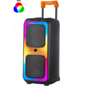 NDR-1097 Rgb Taşınabilir Extra Bas Yüksek Ses Mikrofonlu Bluetooth Hoparlör Parti Hoparlörü