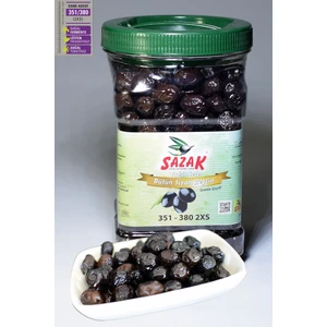 Siyah Zeytin Yağlı Sele Doğal Zeytin 900 Gr. (Orta Taneli 351-380 2xs)