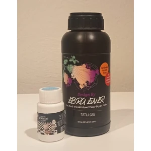 Ebru Ener Anka Yeni Nesil Vernikli Genel Yüzey Boyası 500 Gr. ve Katkı Maddesi 15 Gr.