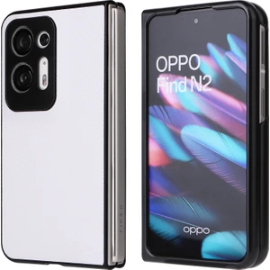 Oppo Find N2 5g Telefon Geri Kapak Bırak-Kötü Pu Deri + Koruyucu Cep Telefon Kılıfı (Yurt Dışından)