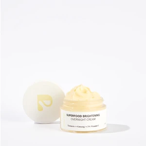 Superfood Brıghtenıng Overnıght Cream - Turmerıc + Gınseng + 3 % Vıtamın C
