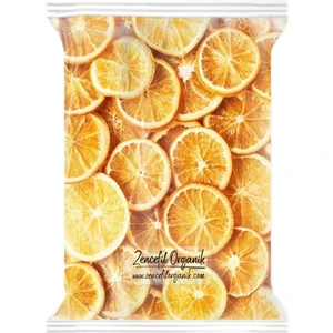 Zencefil Organik Portakal Kurusu Dilimli Kuru Portakal Dry Orange Kurutulmuş Portakal