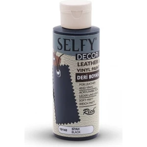 Selfy Decor Deri Boyası 120 cc 10140 Siyah