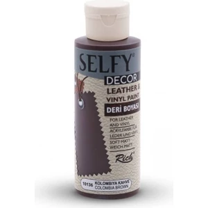 Selfy Decor Deri Boyası 120 cc 10136 Colombıa Kahve