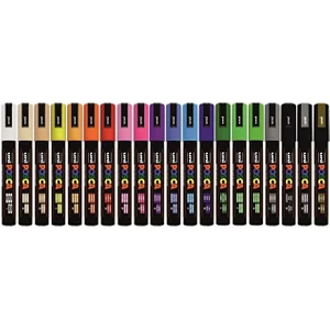 Uni Posca Pc-5m Boyama Markörü 20'li Set