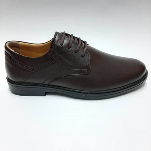Hakiki Deri Oxford Model Yazlık Kahverengi Bağcıklı Erkek Ayakkabı C-84263