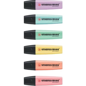 6 Adet Fosforlu Işaretleme Stabilo Boss Original Kalem Seti