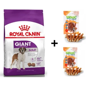 Royal Canin Giant Adult Dev Irk Köpek Maması 15 kg + 2 Adet Wooc Ödül 80 gr