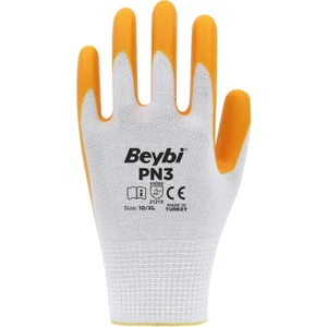 Pn3 Beyaz Sarı Eldiven No:10