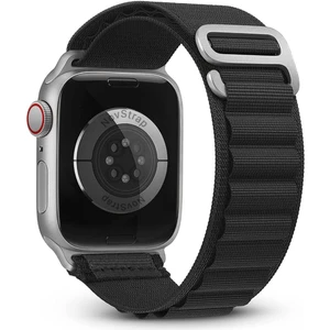 Kordon 42-44-45-49 mm Uyumlu Metal Tokalı Metal Soketli Bez Akıllı Saat Kordonu