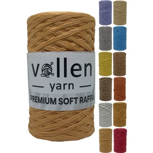 Vollen Yarn Yumuşak Rafya Ip, Doğal Rafya Ipi, Ayna Ipi, Canta Ipi , Supla, Şapka ve Orgu Ipi