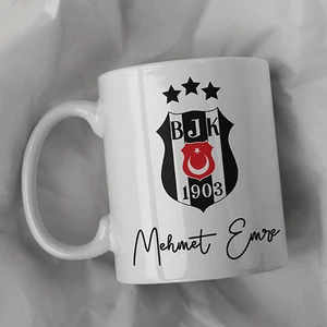 Beşiktaş Kişiye Özel Kupa Bardak