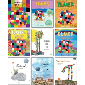 Elmer + Elmer Sel Baskını + Elmer Rüzgarda + Elmer’in Özel Günü + Yoğun Bir Yıl + Elmer Ve Gökkuşağı + Frederick + Yüzyüz + Pezzetino - 9’lu Çocuk Öykü Seti
